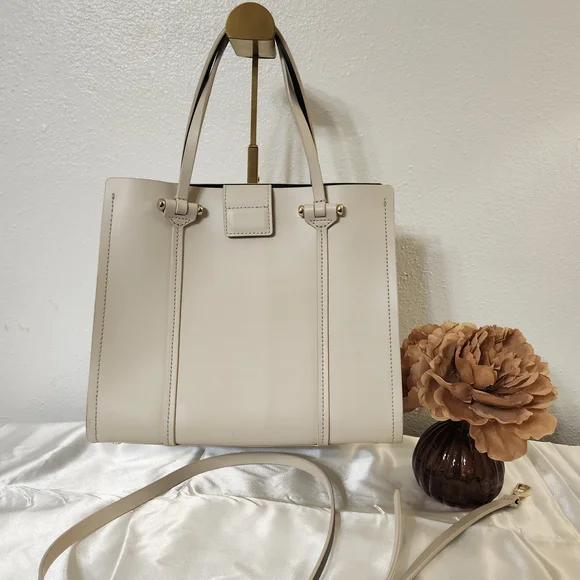Kate Spade Ivory Tote with Gold Hardware - Picture 3 of 9